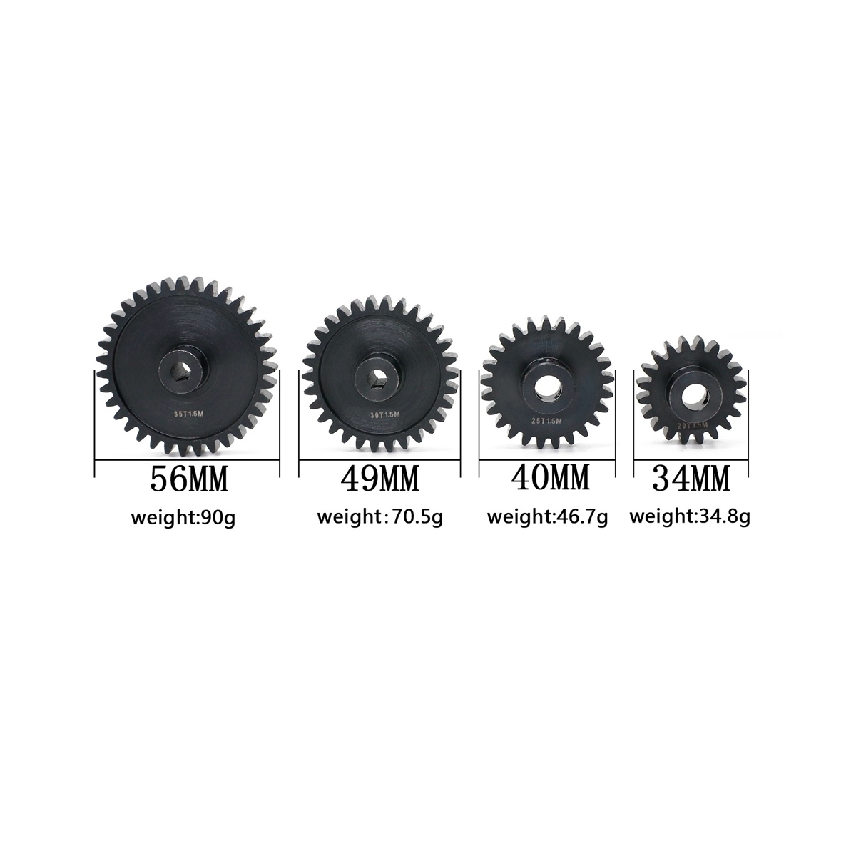 Spur Gear for 1/5 XMAXX RC Car Upgrade Parts, 35T E7M85056