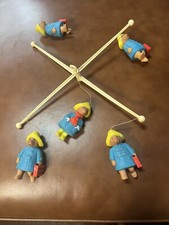 EDEN Vintage Paddington Bear Crib Mobile Nursery 1980 Hong Kong