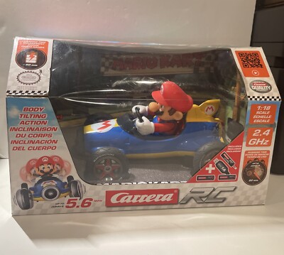 Carrera Mario Kart Mach Mario New Retail Nintendo RC High Speed  MPH