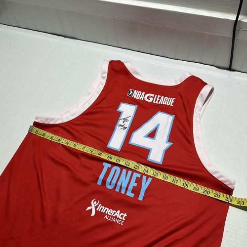 Lakeland Magic Jersey Mens XL NBA G League Game-Worn Autograph #14 Red Rare - Picture 9 of 10