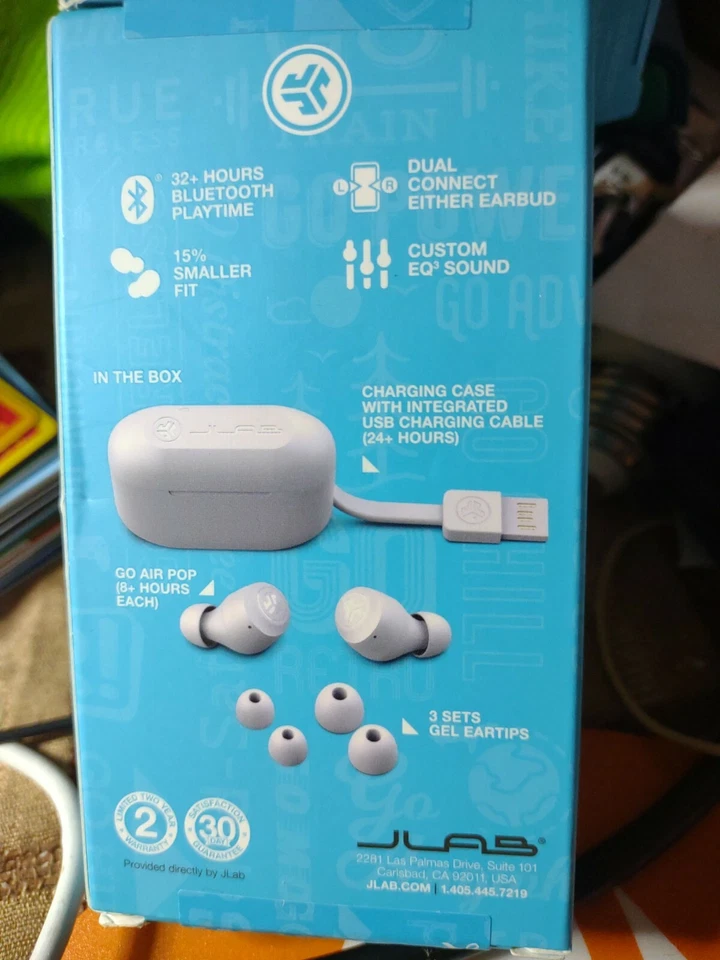 Brand New JLab - GO Air POP True Wireless In-Ear Headphones - Image 3 of 4