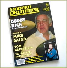 MODERN DRUMMER - Aug 1987 - BUDDY RICH - SPECIAL TRIBUTE ISSUE