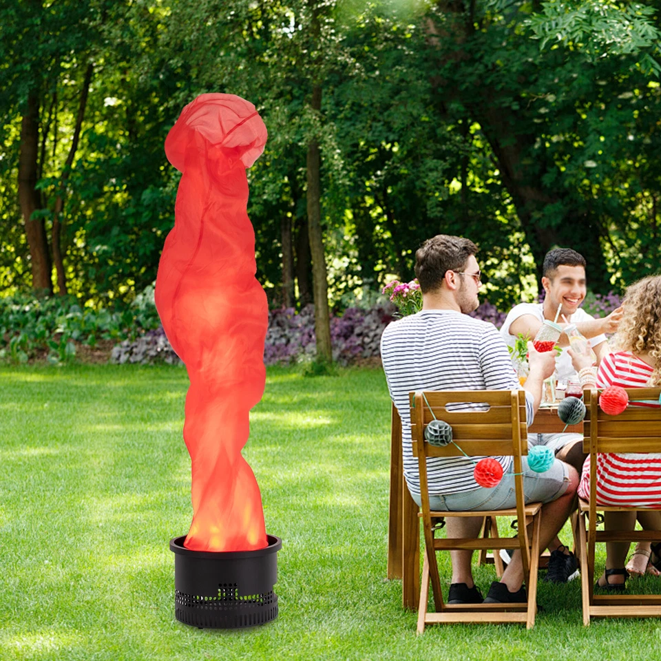 10 LED Fake Flame Light Stage Show Fire Flame Lighting Disco DJ Band KTV Bar - Image 4 of 4