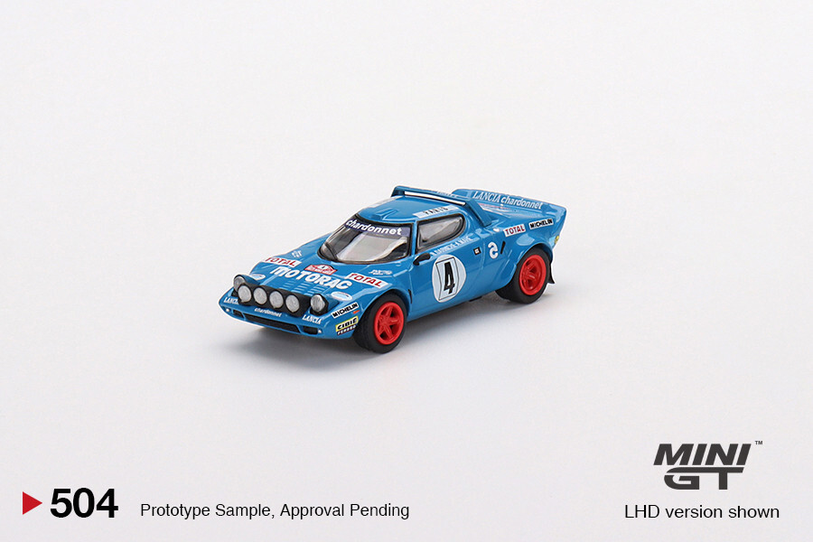 MINI GT Lancia Stratos HF 1979 Rally Monte Carlo Winner 