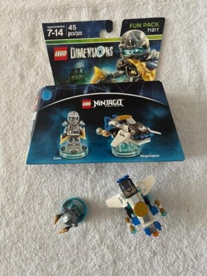 Lego Dimensions #71217 NinjaGo Zane Grey Ninja Copter