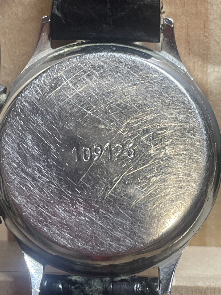 Reloj Hombre Poljot Cronógrafo Unión Soviética 23J Mecánico Cuerda Manual URSS Foto 4 de 4