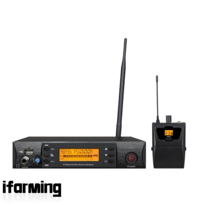 521 Mono Professional In Ear Monitor System UHF IEM System+1 Receiver Fit 40 CH