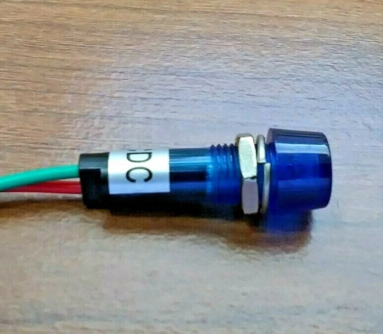 5 luces LED de alto perfil impermeables súper brillantes BBT 12 v azules para acento de paisaje Foto 3 de 4