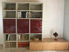 MOBILE DA SOGGIORNO DI ALTA QUALITA' DESIGN parete attrezzata libreria porta tv