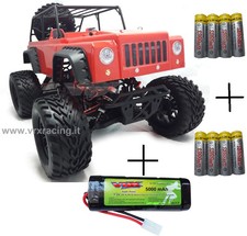 MONSTER TRUCK JEEP 1:10 OFF-ROAD ELETTRICO BRUSHED RC-550 4WD RTR RADIO 2.4GHZ
