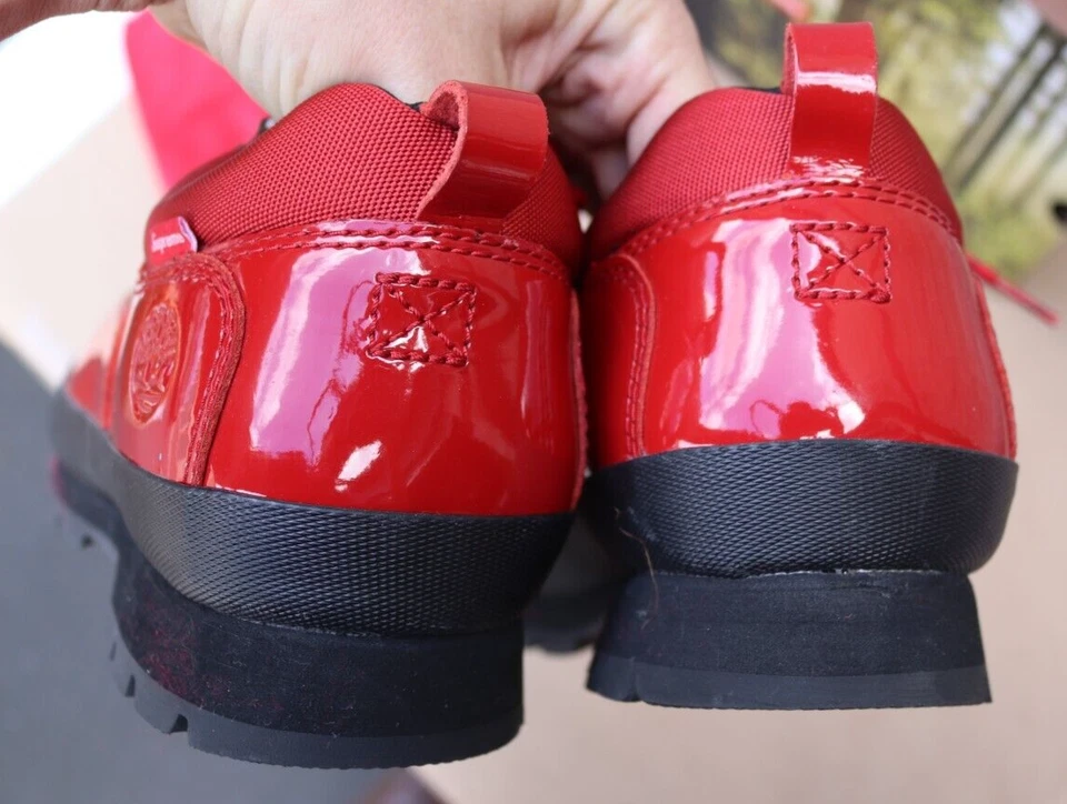 ВЫСШИЙ X TIMBERLAND ЕВРО ТУРИСТ НИЗКИЙ СРЕДНИЙ КРАСНЫЙ КОЖАНЫЙ РАЗМЕР 12 С КОРОБКОЙ TB0A2DJK - Изображение 4 из 4