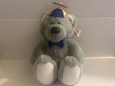 DAKIN PlayThings Gray Beanie Boppers plush 1987 