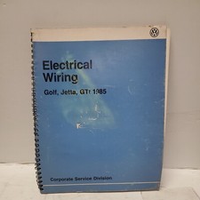 1985 VOLKSWAGEN GOLF JETTA GTI ELECTRICAL WIRING MANUAL