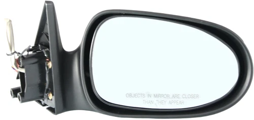 Fits 95-99 NS SENTRA POWER MIRROR PAINT TO MATCH BLACK NON-FOLDAWAY W/O HEAT RH