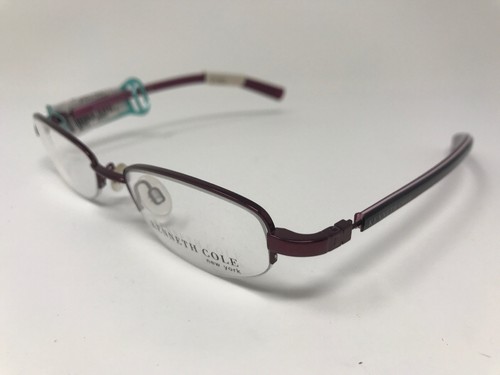 Kenneth Cole Womens Eyeglasses Halfrim Italy KC504 Canal 48-17-135 Purple GY78