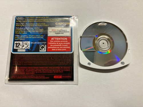 UK ENGLISH Capcom Classics Collection Reloaded Promo PSP RARE - Picture 2 of 2
