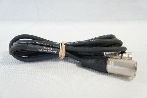 Neutrik XLR Microphone Cable 5 ft. Black EXM5 0818176000 Q212, Free 2-3 Day Ship