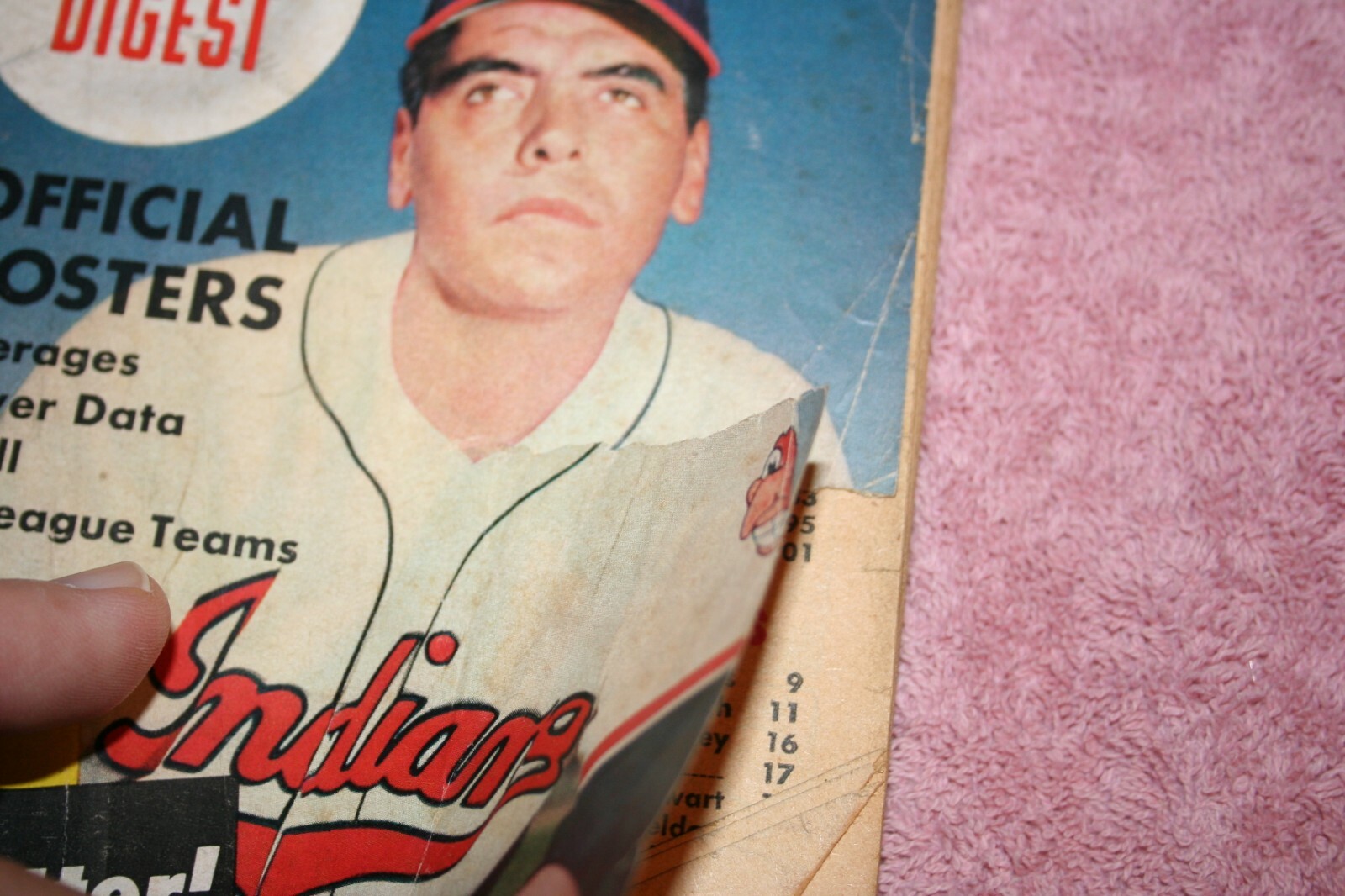 Baseball Digest April 1952 Mike Garcia Cover See photos for Condition