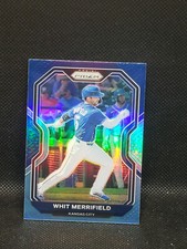 2021 Prizm #109 Whit Merrifield TIER II NAVY BLUE CAROLINA BLUE HOT BOX (B16)