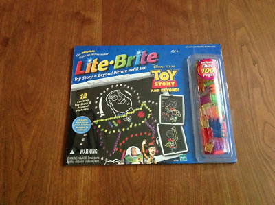 Lite Brite Disney Pixar Toy Story And Beyond Picture Refill Pages Sheets Pegs