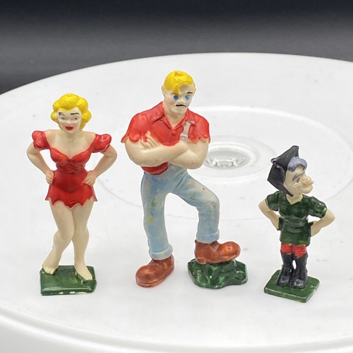 Marx plastic figures Li’l Abner Yokum Dogpatch comic strip characters