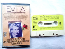 Evita Cinta Cassette Tape Opera Rock De Andrew Alloy Weber Tim Rice