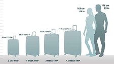 American Tourister Airbeat Spinner 55/20 Expandable Bagaglio a mano 55 cm  43 | Acquisti Online su eBay