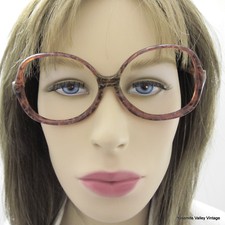 Lewis Riviera Over Sized Womens Eyeglass Frames Italy VTG 56 18 140 Sunglasses