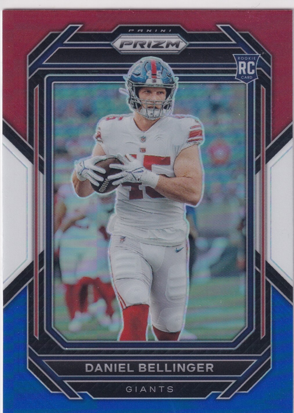 2022 Panini Prizm Football Red White Blue Prizm #364 Daniel Bellinger RC GIANTS