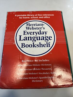 Set De Référence Linguistique Merriam-Webster - Dictionnaire Quotidien, Guide De Grammaire Et Vocabulaire