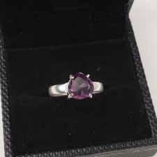 Amethyst Gemstone 925 Sterling Silver Ring Handmade Jewelry Ring For Gift