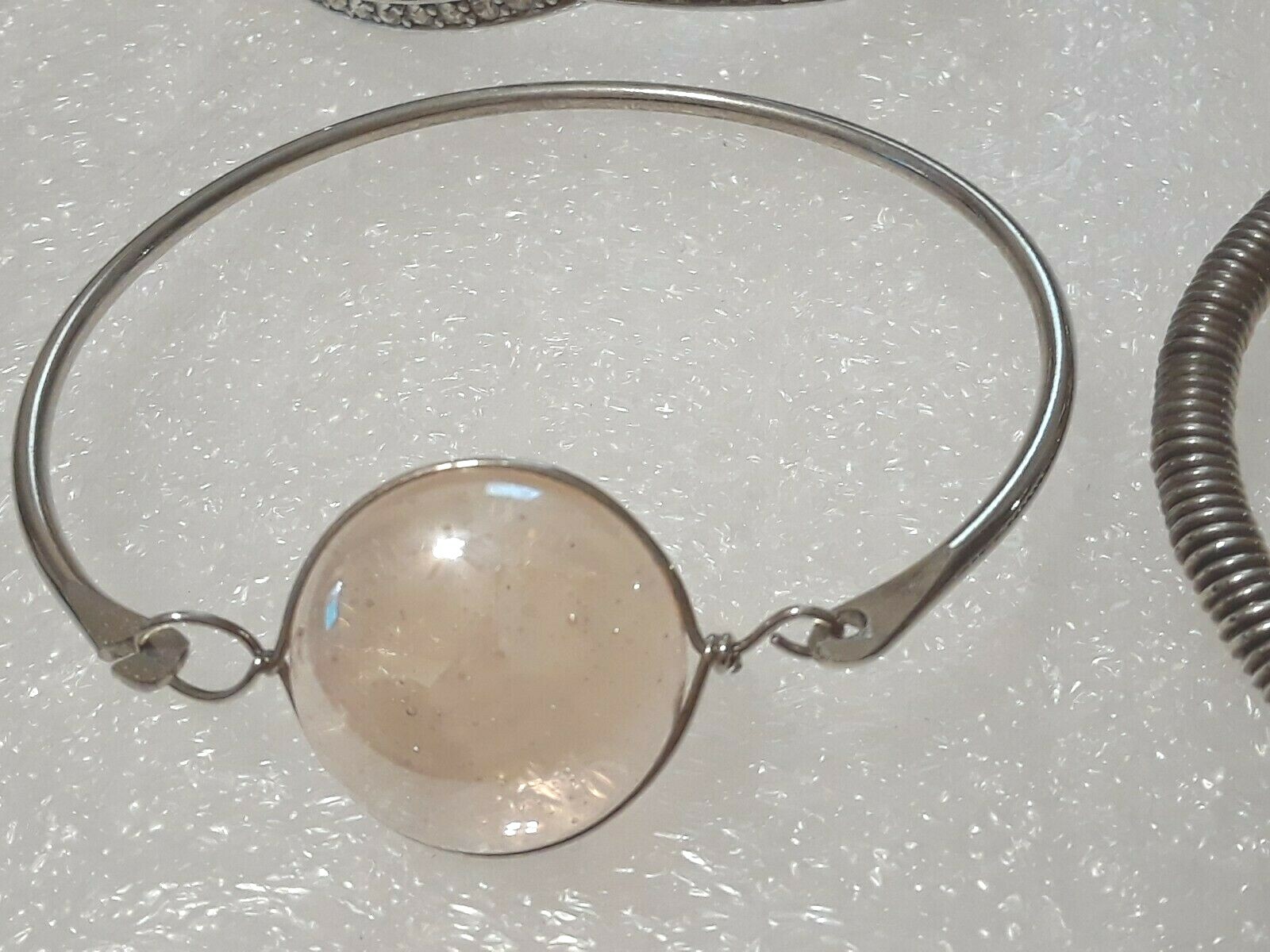 Hinged locking wide bangle bracelets. Monet + mor… - image 11