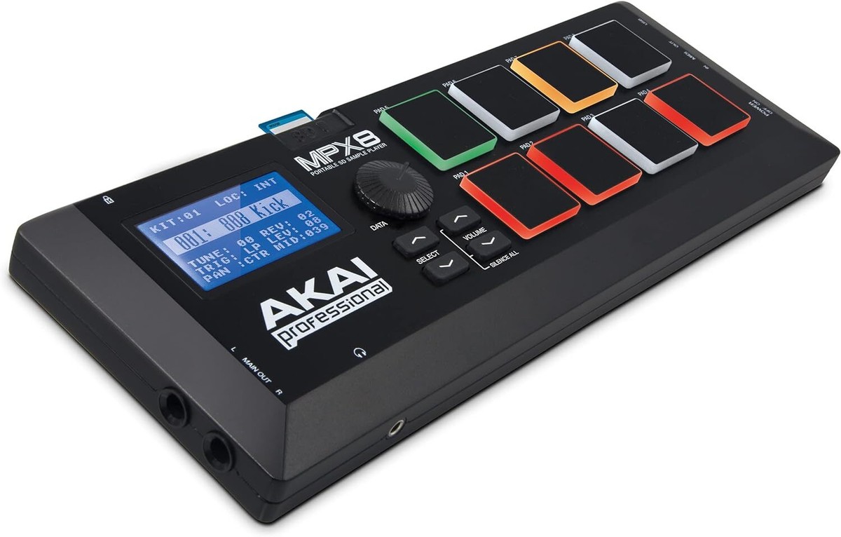AKAI MPX8 Compact Drum Sampler Drum Machine Controller BRAND