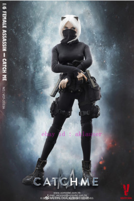 Verycool Vcf-2033a 1/6 Female Assassin Catch Me Normal Expression Head Carving