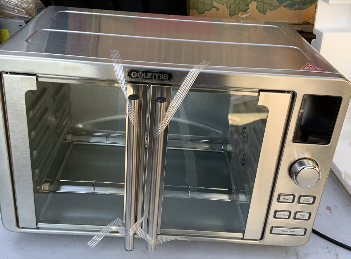🍏 Gourmia 9-slice,Stainless steel digital Air fryer oven,Open Box 🆕