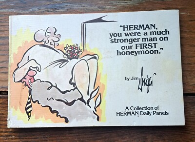 Herman You Were A Much Stronger Man On Our First Honeymoon '83 Signed Jim Unger 