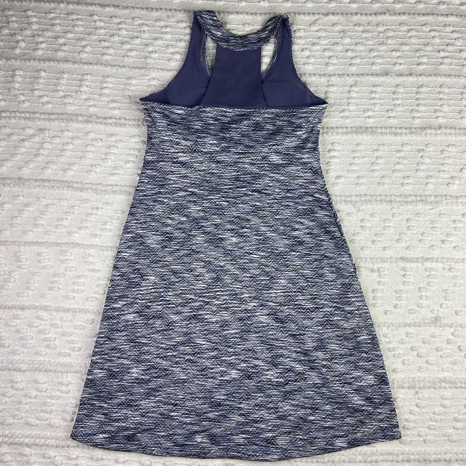 MPG Women's Size M Athletic Dress Gray Built-in Padded Bra Pockets Racerback - Image 2 of 4