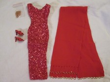 Passion Tonner Doll Outfit 2001 Tyler Wentworth Sequined Dress Shoes Beaded Wrap
