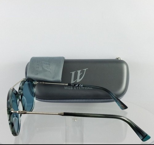 Occhiali da sole web nuovi autentici WE 185 col. 92W montatura argento blu 50mm 0185 - Foto 6 di 7