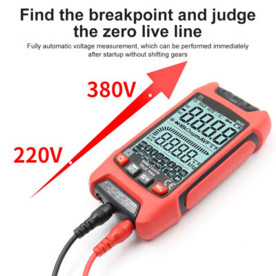 DM Digital Multimeter DC AC Voltmeter Resistance Capacitance Transistor TesterFN