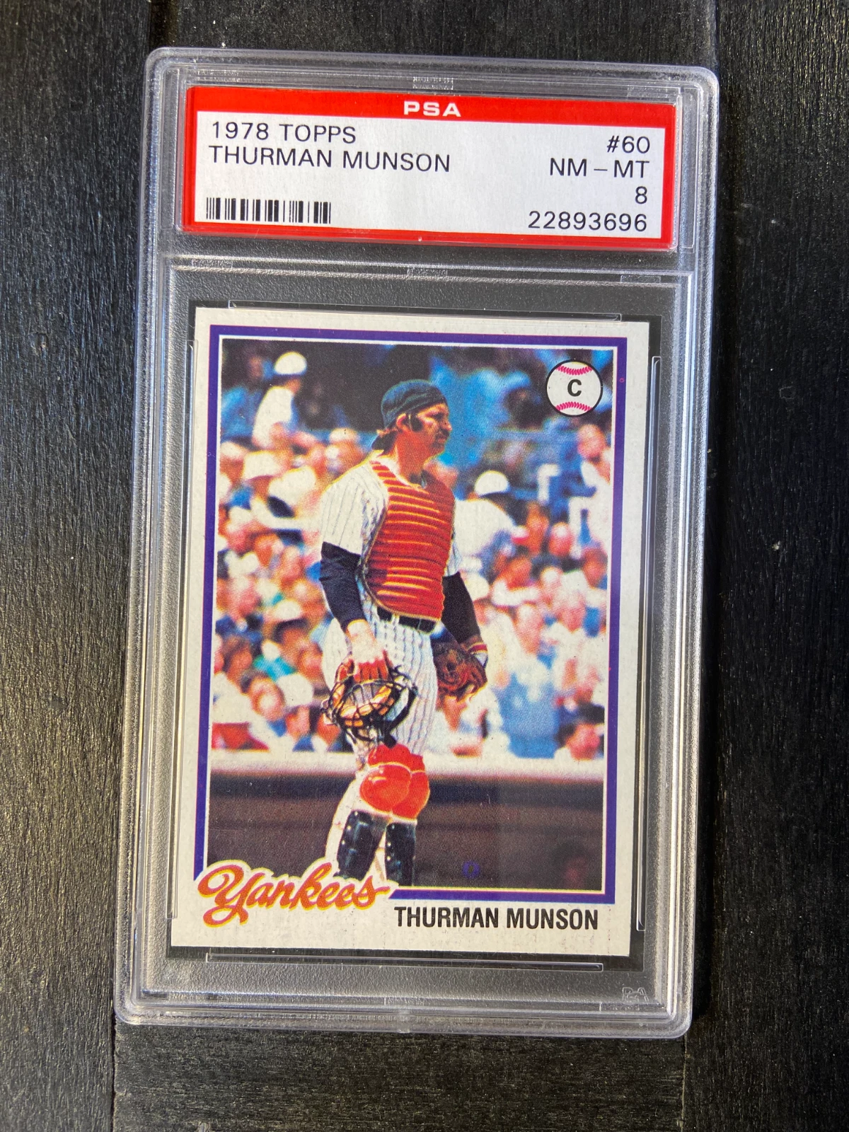 Thurman Munson trading card