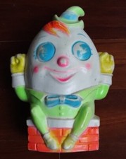 Vintage 1970 HUMPTY DUMPTY Plastic Baby Rattle