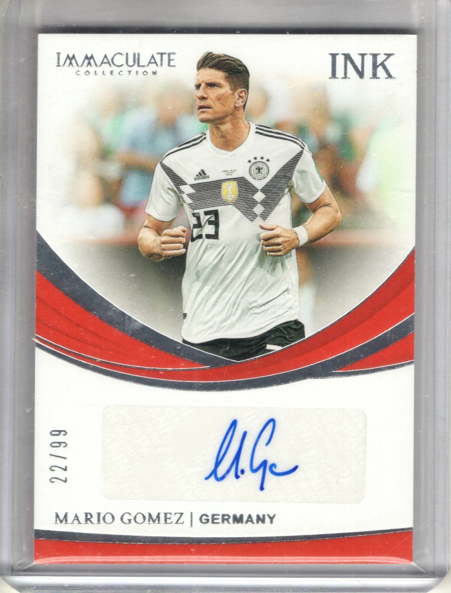 2018-19 Panini Immaculate Collection Auto MARIO GOMEZ Germany INK AUTOGRAPH /99
