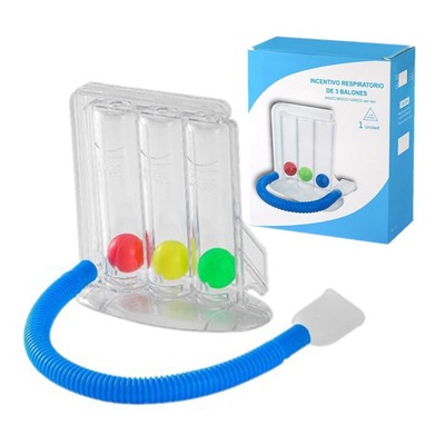 3 Balls Breathing Trainer Breathing Exercise for Lungs Improving Lung Capacity