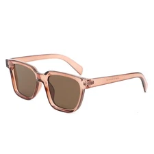 Flat Top Perfect Sunglasses for Women - Square Frame Full UV Protection Shades