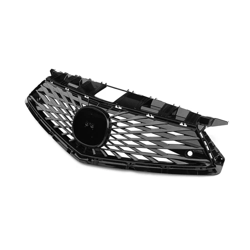 Fit 2023-2024 Acura Integra Front Bumper Upper Grille Grill Black Trim Centre - Picture 6 of 13