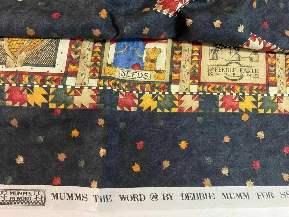 500361 - Harvest theme Fabric - 2 pieces - 42" wide x 18" Long Harvest Sunflower - Image 3 of 3