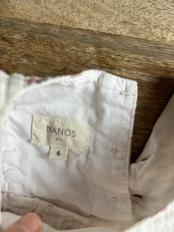 Blusa Top Niñas Nanos Algodón Rosa Blanco Mangas Largas Estrellas Talla 6 Años  Foto 3 de 4