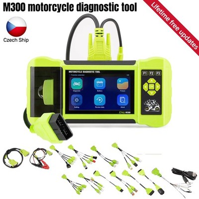 JDiag M300 Heavy Duty Motorcycle Diagnostic Scanner DTC Query ABS System Test