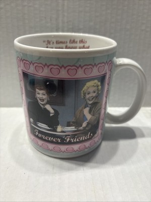 I Love Lucy Mug  Forever Friend  Lucy & Ethel The Ultimate Lucy Fan 12oz Mug Cup